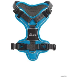 Hunter Divo Hundegeschirr hellblau/grau S-M