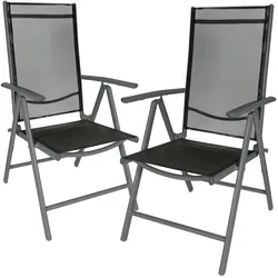 TECTAKE 8 Aluminium Gartenstühle klappbar  8