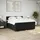 vidaXL Boxspringbett mit Matratze Schwarz 180x200 cm Stoff