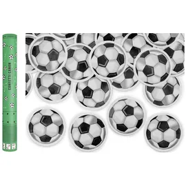 Partydeco Konfettikanone 40 cm Schwarz/Weiß