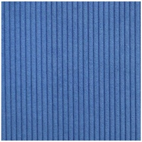 Stofferia Stoff Polsterstoff Resistant Cord Darven Kobaltblau, Breite 140 cm, Meterware blau