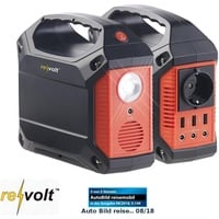 Revolt Powerstation mit 60-W-Modul, 155 Wh, 230 V, 12