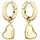Boss Creolen HONEY LOVE gelb Edelstahl 20mm