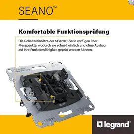 Legrand SEANO Serienschalter 10AX Steckklemmen