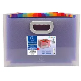 Exacompta Fächermappe 55198E Transparent 330 x 250 x 235 mm 1 St.