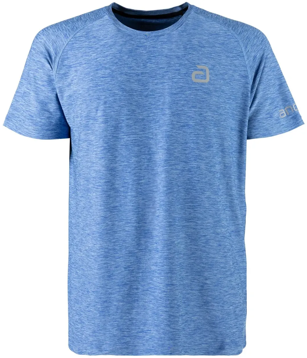andro Shirt Melange Alpha jeansblau L - L
