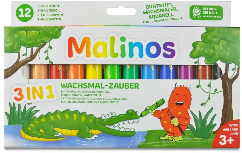 Malinos 301035 Wachsmalstift 12 Stück(e)