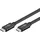 goobay USB-C 1 m Schwarz