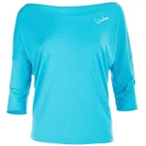 Winshape Damen Ultra leichtes Modal-3/4-Arm Shirt, sky blue, M