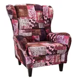 Supellex Sofia Ohrensessel mit Hocker | Design Odessa Kolonial