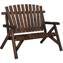 vidaXL Gartenbank 119 x 85 x 98 cm Braun