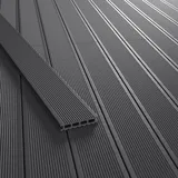 KOVALEX WPC Terrassendiele Matt Steingrau 2,6 cm x 14,5 cm x 300 cm