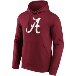 Kapuzenpullover FANATICS "Fanatics Hoodie Alabama Crimson Tide Primary Logo Graphic", Herren, Gr. L, rot, 80% Baumwolle; 20% Polyester, Pullover