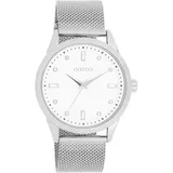 Oozoo Damen Armbanduhr Timepieces Analog Metall silber UOC11280