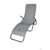 Trendline Sonnenliege 200 x 70 x 30 cm Taupe