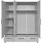 Mäusbacher Kleiderschrank Olaf 148 x 195 cm Holzwerkstoff Kreidegrau matt lack