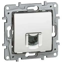 Legrand Telefondose 664769 Niloe 1fach ultraweiss