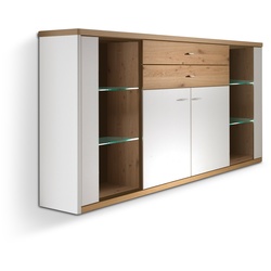 Wehrsdorfer Highboard Andorra Holz Weiß