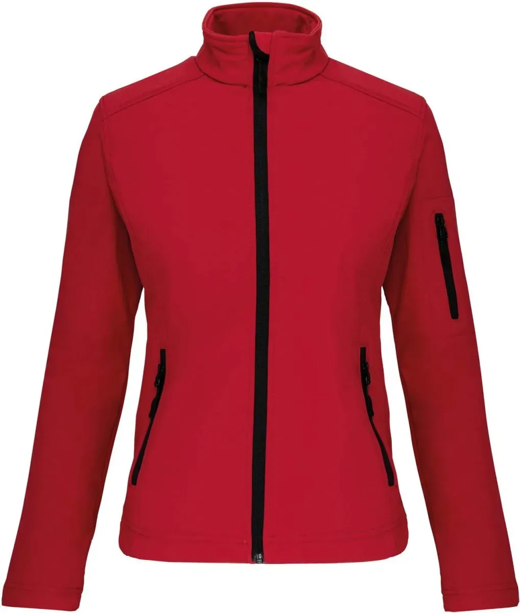 Kariban Damen 3-Lagen Softshell Jacke Softshell-Jacke K400 red 3XL