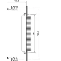 Schroff LOCHSCH.84HP F DIN41612 4ST