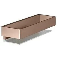 Keuco Edition 11 Duschkorb 11158290000 silber-eloxiert/Rotgold gebürstet
