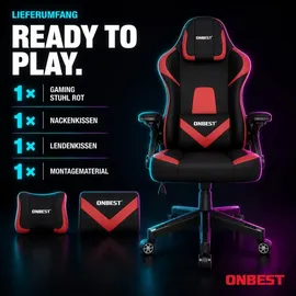 onbest Gaming Stuhl Rot