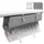 deskspace Kabelwanne, Schreibtisch Kabelkanal,90cm, Grau