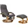 Home Affaire Relaxsessel »Paris, TV-Sessel mit Hocker und manueller Liegefunktion«, (Set, 2 St., bestehend aus Sessel und Hocker), Dreh- und Kippfunktion