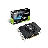 ASUS Phoenix Nvidia GeForce GTX 1650 4GB Power Gaming Grafikkarte (GDDR6 Speicher, PCIe 3.0, 1x HDMI 2.0b, 1x DVI, 1x DisplayPort 1.4, PH-GTX1650-4GD6-P)