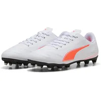 Puma Vitoria Ii Fg/Ag Jr Puma Weiß Leuchtendes Rot,