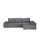 Switch Eckcouch Flachgewebe 3-Sitzer Beige