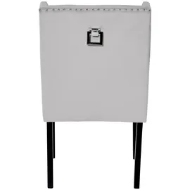 Jahnke Esszimmerstuhl SAVIK Norfolk SAMT Silbergrau/SCHWARZ