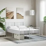 vidaXL Schaumstoffmatratze Weiß 140x190 cm Härtegrad H2 H3