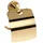 Brillantbad BILLO Papierrollenhalter mit Deckel Messing Gold poliert 80x140x155 mm für Bad & WC >> zum Bohren oder Kleben*