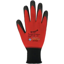 ASATEX Handschuhe Condor Gr.10 rot/schwarz EN 388 EN 407 PSA II