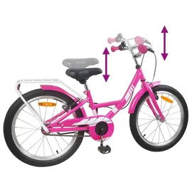 vidaXL Kinderfahrrad 18 Zoll Farbe rosa