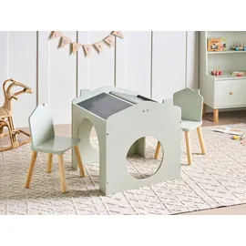 Beliani Kindertisch QUILPIE onesize Kiefer grün