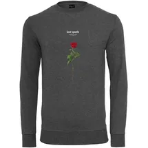 Mister Tee Lost Youth Rose Crewneck Grau M