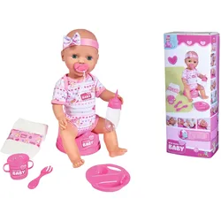 Simba Puppe New Born Baby rosa 43cm