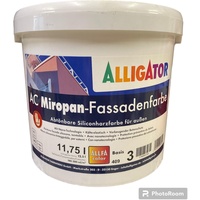 (4,25€/L) Alligator Miropan Fassadenfarbe Basis3 11,75L