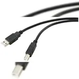 Renkforce USB-Kabel USB 2.0 USB-A Stecker, USB-B Stecker 15.00 m Schwarz Aktiv mit Signalverstärkung RF-5720400