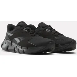 Laufschuh REEBOK "ZIG DYNAMICA 5", Gr. 43, schwarz, Synthetik, Textil, sportlich, Schuhe