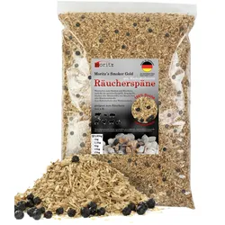 Moritz 0,85kg Räucherspäne Buche mit Wacholder fein 0,75 -2 mm