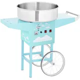 Royal Catering Zuckerwattemaschine mit Wagen 52 cm 1200 W türkis
