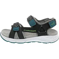 Superfit Jungen Criss Cross Sandale, Schwarz Grün 0000, 40