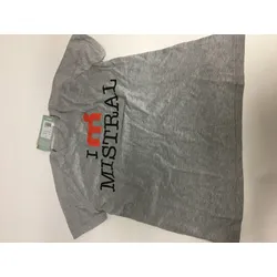 Mistral T-shirt Men grey melange lockerer schnitt, Konfiguration: S