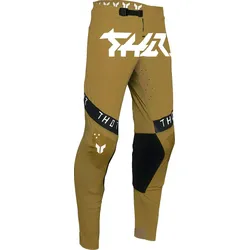 Thor Sportmode Flite, Textilhose - Braun/Schwarz/Weiß - 36