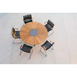 Houe Circle Ø 110 x 75 cm Aluminium/Bambus Natur