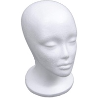 JOUSE Weibliche Schaum Schaufensterpuppe Kopf Modell Hut PerüCke Display Stand Rack Weiß