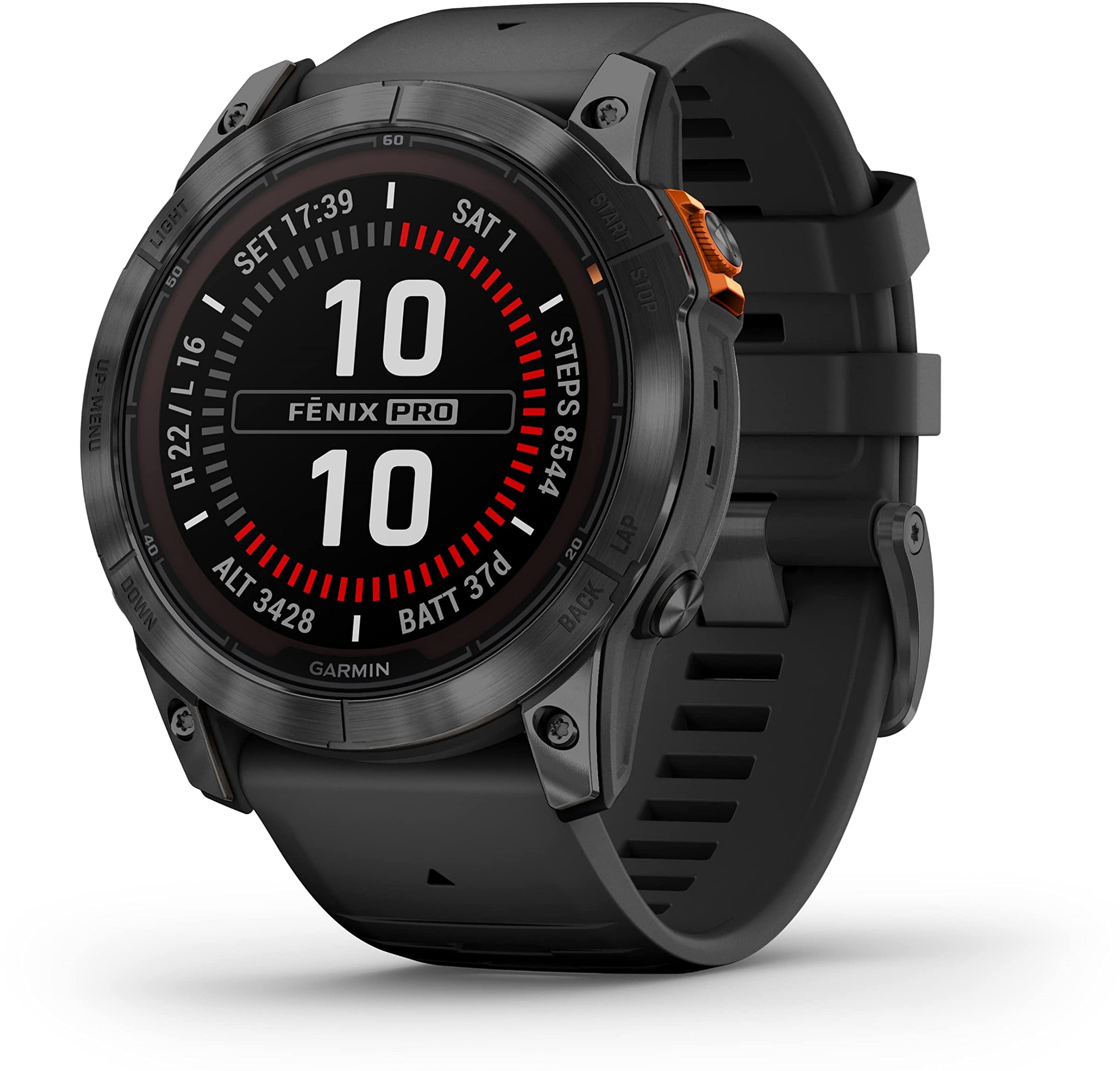 Garmin fēnix 7 Pro – GPS-Multisport-Smartwatch mit Farbdisplay und Touch-/Tastenbedienung, TOPO-Karten, über 60 vorinstallierte Sport-Apps, Garmin Music und Garmin Pay. Verschiedene Varianten